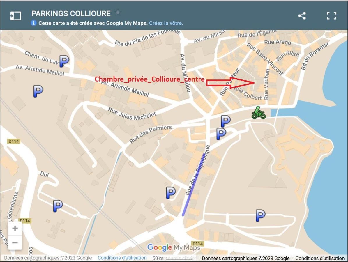 Chambre_Privee_Collioure_Centre Exterior foto